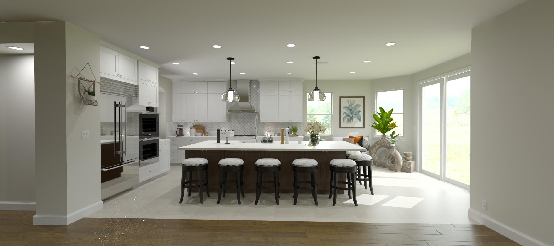 3d design for Kitchen Design - Brentwood