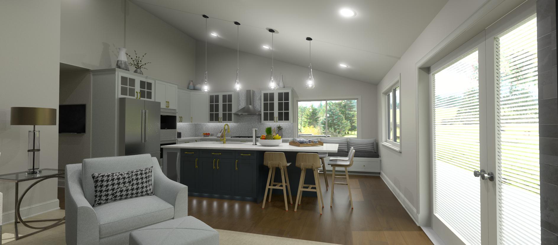 3d design for Kitchen Design - Walnut Creek