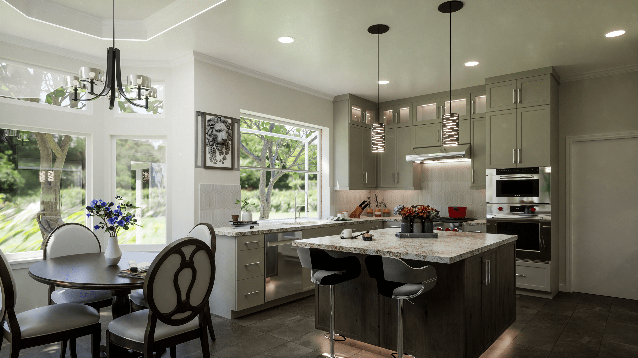 3d design for Kitchen Design - Walnut Creek